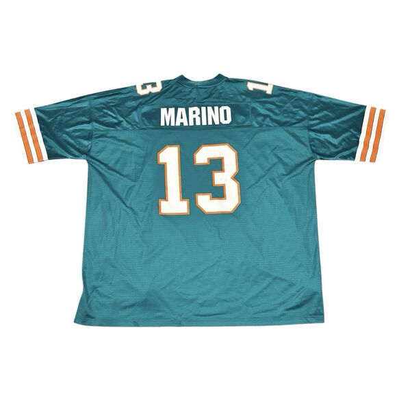 Vintage NFL Pro Line Dan Marino Miami Dolphins Jersey Teal 13 Mens 5XL Rare VTG - Picture 12 of 12